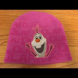 Frozen Olaf girls winter hat beanie one size